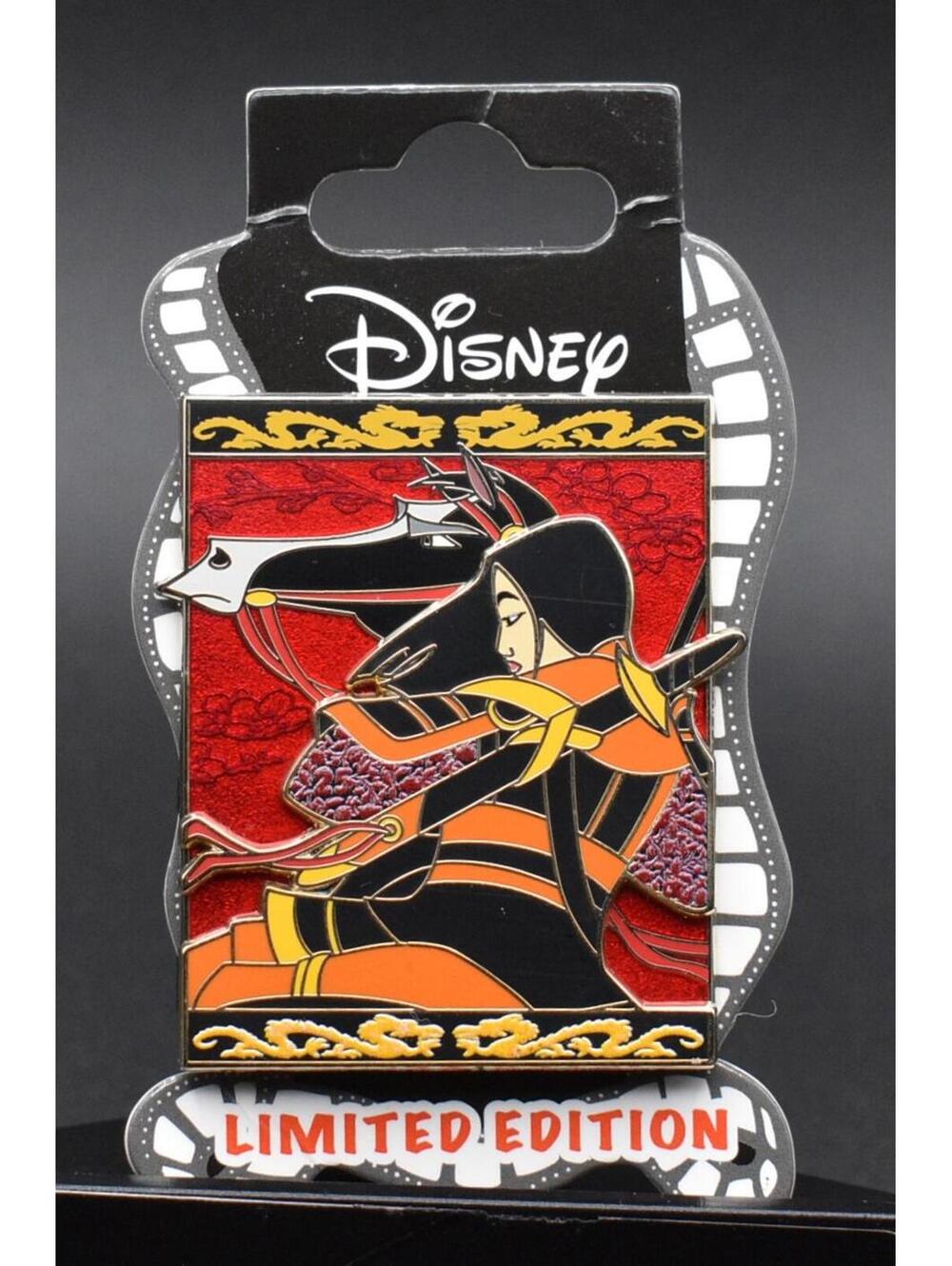Disney DSSH Mulan and Khan 25th Anniversary Red Side LE 400 Pin (C4)